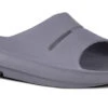 OOfos Women's OOahh Slide Sandal - Slate 1 OOfos Women's OOahh Slide Sandal - Slate -OOfos 1100SLATE shot2 383c2e76 9921 405a 973b 6f9c9cf65bad