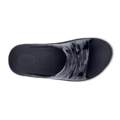 'OOFOS' Women's OOahh Slide Limited Edition - Black / Gray / Camo -OOfos 1103BLKGRYCMO 6 1024x1024@2x