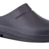 OOfos Men's OOcloog Clog - Black -OOfos 1200BLK shot2