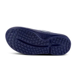 'OOFOS' Women's OOcloog Clog Limited Edition - Navy / Silver Snake -OOfos 1203NVYSILSNK shot7 1024x1024@2x