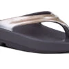 OOfos Women's OOlala Luxe Sandal - Latte -OOfos 1400LATTE shot2