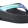 OOfos Women's OOmega OOlala Luxe Sandal - Atlantis -OOfos 1411ATLANTIS shot2 1
