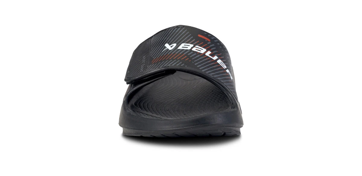 BAUER/OOFOS Women's OOahh Sport Flex Sandal – Black 5 BAUER/OOFOS Women's OOahh Sport Flex Sandal – Black - Image 3