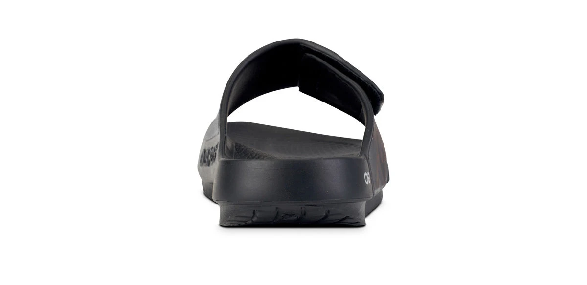 BAUER/OOFOS Women's OOahh Sport Flex Sandal – Black 7 BAUER/OOFOS Women's OOahh Sport Flex Sandal – Black - Image 5