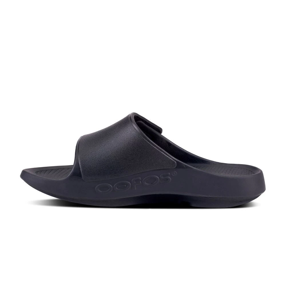 'OOFOS' Unisex OOahh Sport Flex Sandal - Black Matte 8 'OOFOS' Unisex OOahh Sport Flex Sandal - Black Matte - Image 6