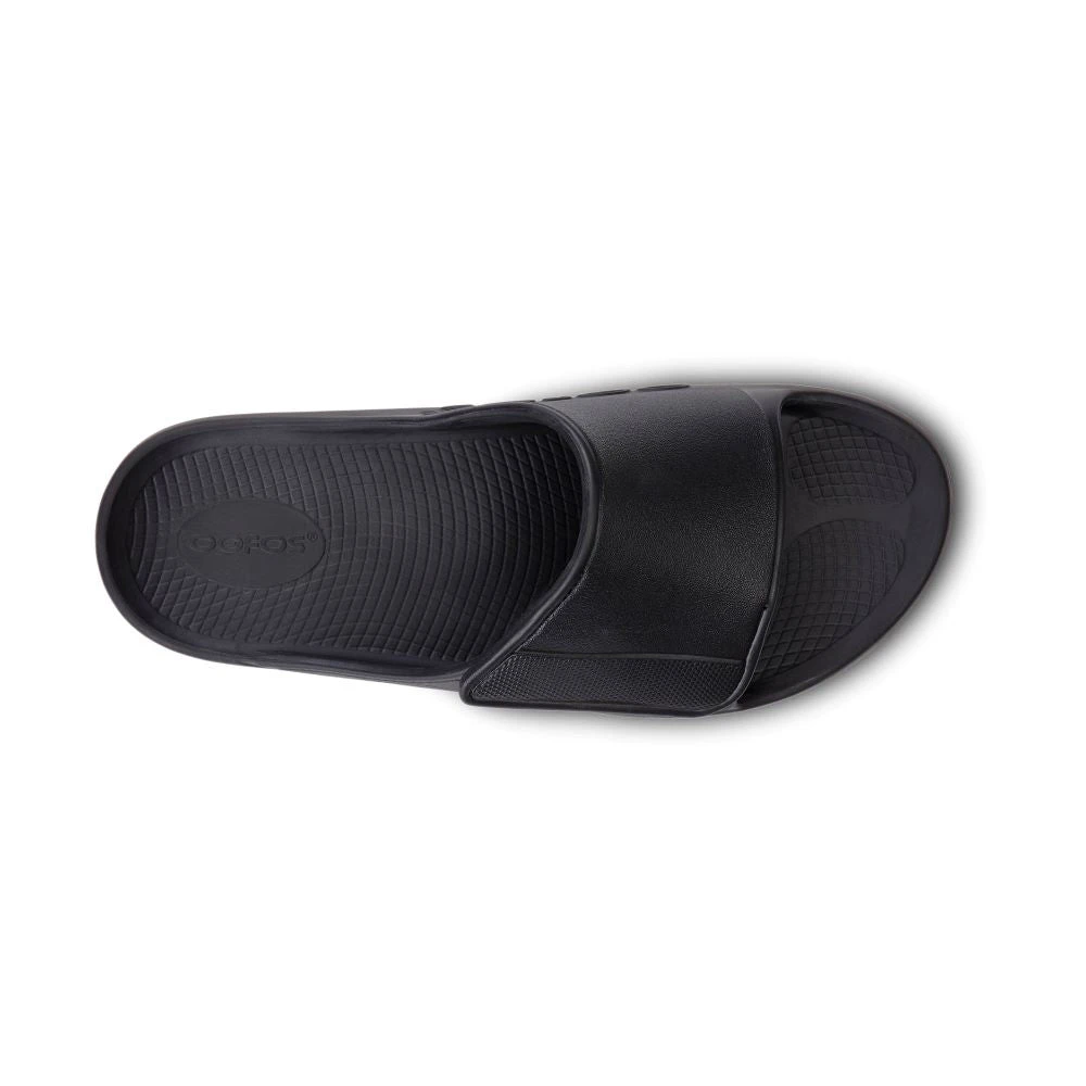 'OOFOS' Unisex OOahh Sport Flex Sandal - Black Matte 4 'OOFOS' Unisex OOahh Sport Flex Sandal - Black Matte - Image 2