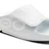 OOfos Men's OOahh Sport Flex Sandal - White -OOfos 1550WHITE shot2