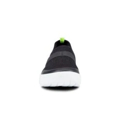 'OOFOS' Women's OOmg Fibre Low Slip On - White / Black -OOfos 5070WHTBLK 3 1024x1024@2x