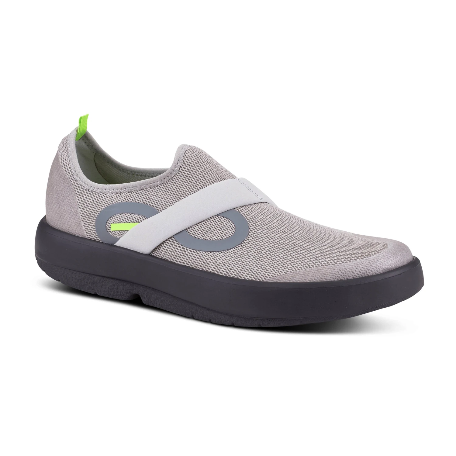 'OOFOS' Men's OOmg Low Slip On - Black / Gray 3 'OOFOS' Men's OOmg Low Slip On - Black / Gray