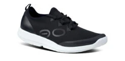 OOfos Men's OOmg Sport LS Low Shoe - White Black