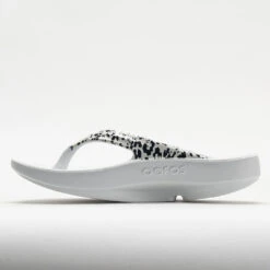 OOFOS OOlala Limited Women's White/Black Leopard -OOfos 570571 2