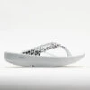 OOFOS OOlala Limited Women's White/Black Leopard -OOfos 570571 3