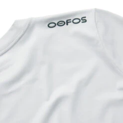 OOfos Women's COOl Down T Shirt - Light Gray Heather -OOfos 8000LTGRYHEA Shot04