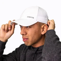 OOfos COOl Down Cap Unisex - White -OOfos Mens CoolDownHat White