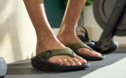 OOfos Men's OOriginal Sport Sandal - Tactical Green -OOfos MicrosoftTeams image 102