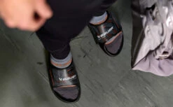 BAUER/OOFOS Men's OOahh Sport Flex Sandal – Black -OOfos MicrosoftTeams image 202