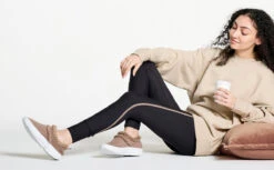 OOfos Women's OOcoozie Low Shoe - Chocolate -OOfos MicrosoftTeams image 282