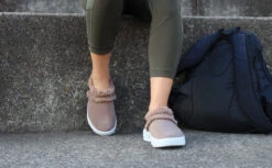 OOfos Women's OOcoozie Low Shoe - Chocolate -OOfos MicrosoftTeams image 283