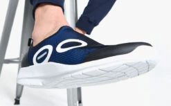 OOfos Men's OOmg Sport Low Shoe - Navy -OOfos MicrosoftTeams image 6