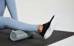 OOfos Women's OOmg Sport Low Shoe - White Black -OOfos MicrosoftTeams image 9