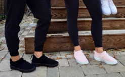 OOfos Women's OOcoozie Low Shoe - Black -OOfos OOCOOZIE Black2