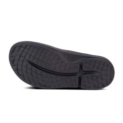 'OOFOS' Unisex OOahh Slide Sandal - Black -OOfos Product Images1100BLK 7 1024x1024@2x