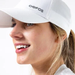 OOfos COOl Down Cap Unisex - White -OOfos Womens CoolDownHat White