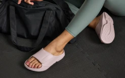 OOfos Women's OOahh Sport Flex Sandal - Stardust -OOfos Womens StardustFlex3